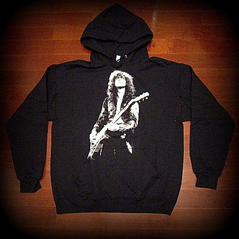 Led Zeppelin / Jimmy Page - Vintage Two Sided Printed Hoodie